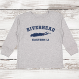 Riverhead Eastern LI Long Sleeve T-shirt | Classic Colors | Toddler Heather