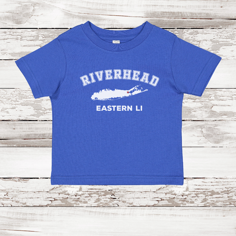 Riverhead Eastern LI Short Sleeve T-shirt | Classic Colors | Toddler Royal