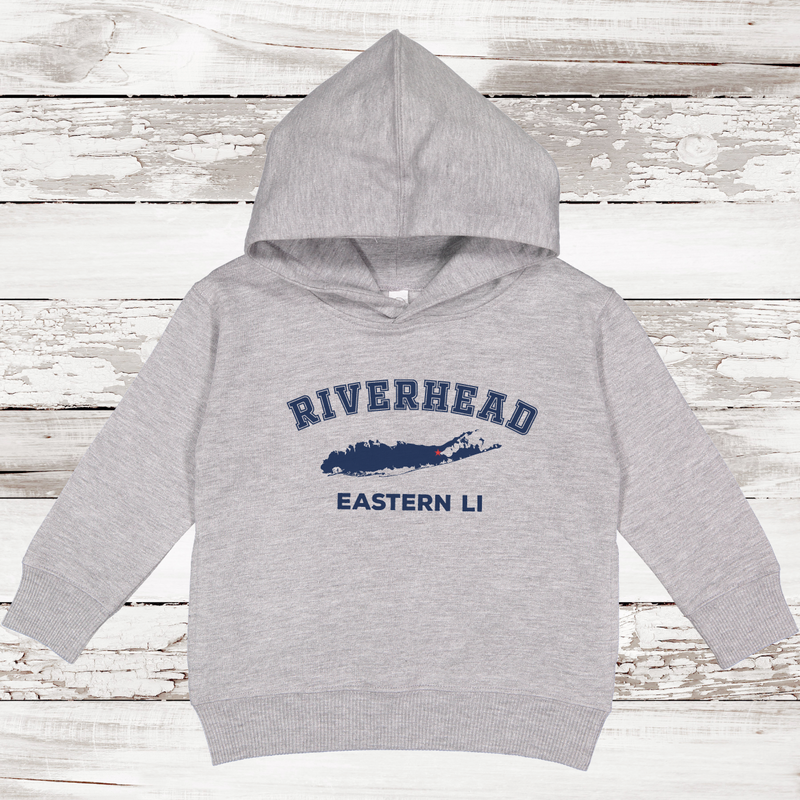 Riverhead Eastern LI Fleece Hoodie | Classic Colors |Toddler Heather