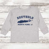 Southold North Fork LI Long Sleeve T-shirt | Classic Colors | Toddler Heather