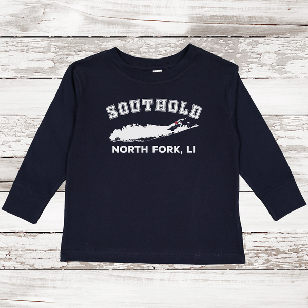 Southold North Fork LI Long Sleeve T-shirt | Toddler