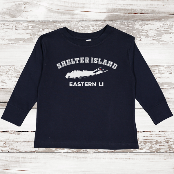 Shelter Island Eastern LI Long Sleeve T-shirt | Toddler