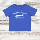 Shelter Island Eastern LI Short Sleeve T-shirt | Classic Colors | Toddler Royal