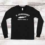 South Jamesport North Fork Long Sleeve T-shirt | Classic Colors | Kids Black