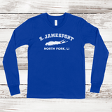 South Jamesport North Fork Long Sleeve T-shirt | Classic Colors | Kids True Royal