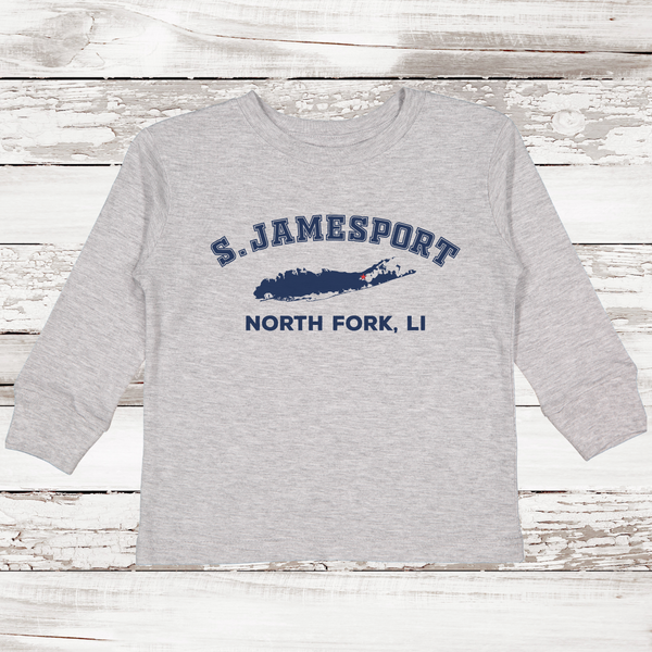 South Jamesport North Fork LI Long Sleeve T-shirt | Toddler