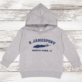 South Jamesport North Fork LI Fleece Hoodie | Classic Colors |Toddler Vintage Smoke