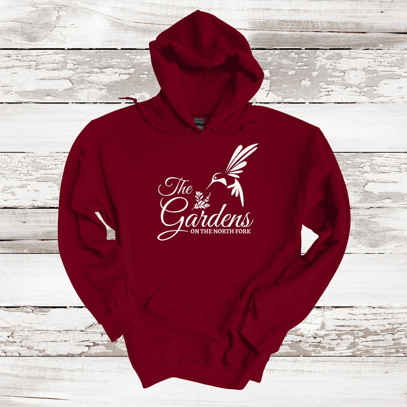 The Gardens Hummingbird Logo Hoodie | Adult Unisex