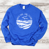 North Fork Long Island Sea & Gull Sweatshirt | Adult Unisex