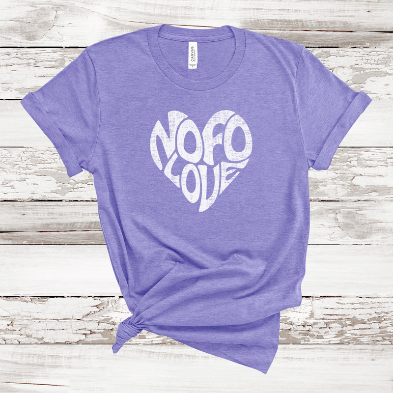 NOFO Love Heart T-shirt | Adult Unisex