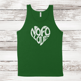 NOFO Love Heart Unisex Tank Top