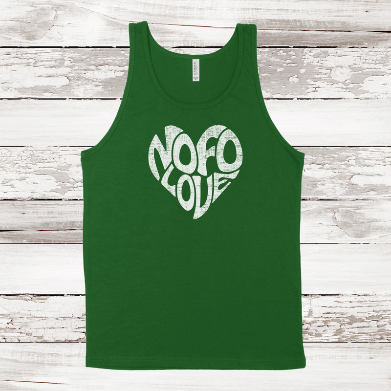 NOFO Love Heart Unisex Tank Top