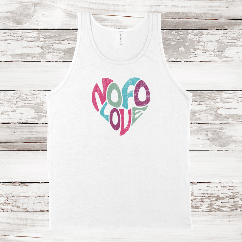 NOFO Love Heart Unisex Tank Top