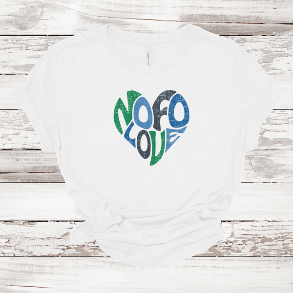 NOFO Love Heart T-shirt | Women's Relaxed Fit