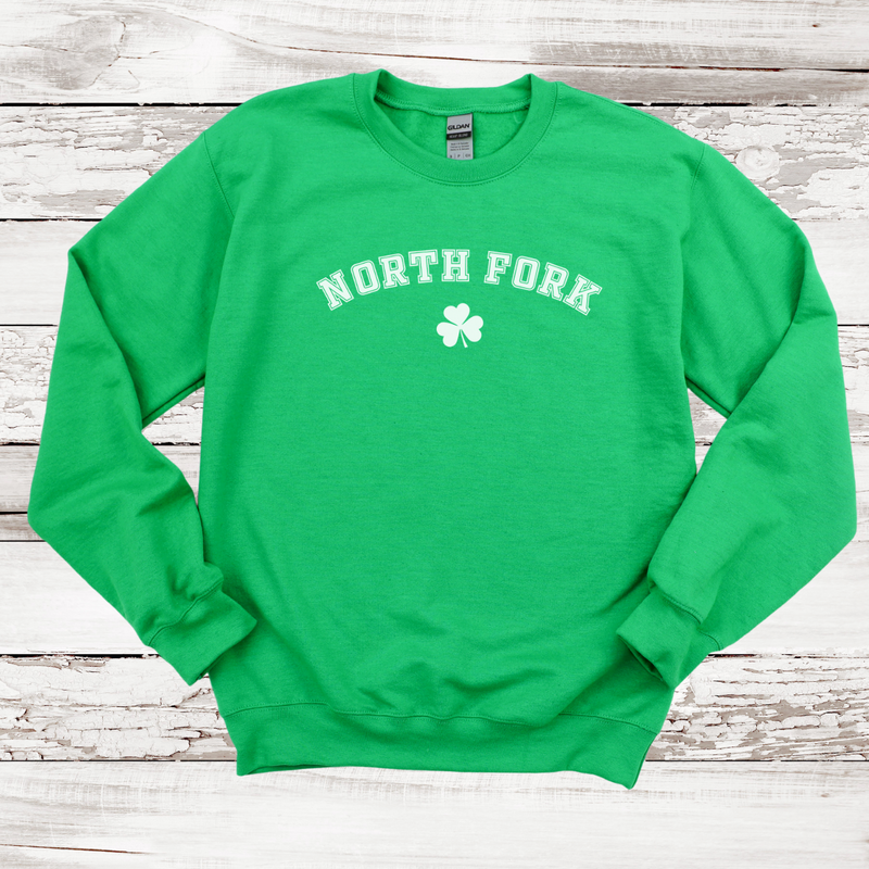 North Fork Shamrock Sweatshirt | St. Patrick's Day | Adult Unisex
