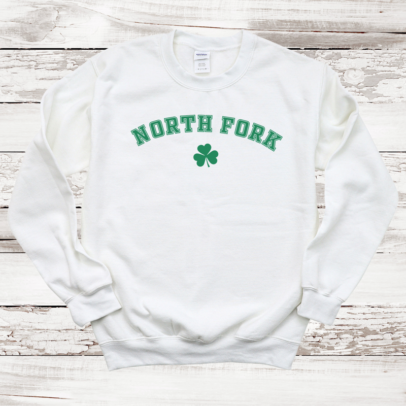 North Fork Shamrock Sweatshirt | Adult Unisex | St. Patrick's Day