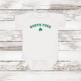 North Fork Shamrock Baby Onesie