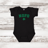 NOFO Shamrock Baby Onesie