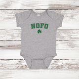 NOFO Shamrock Baby Onesie