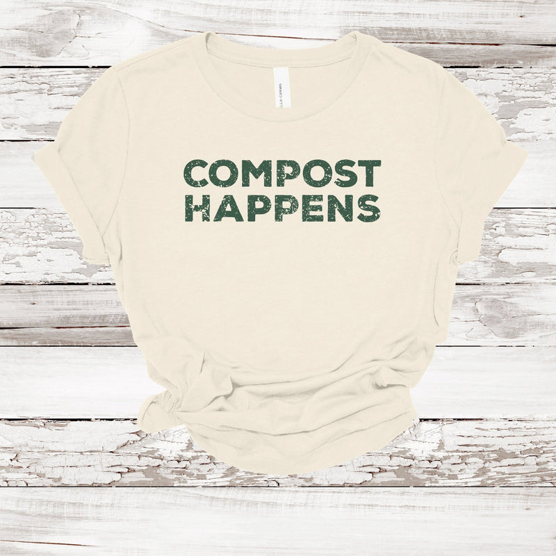 Compost Happens T-shirt | Women's Relaxed Fit