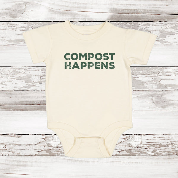 Compost Happens Baby Onesie