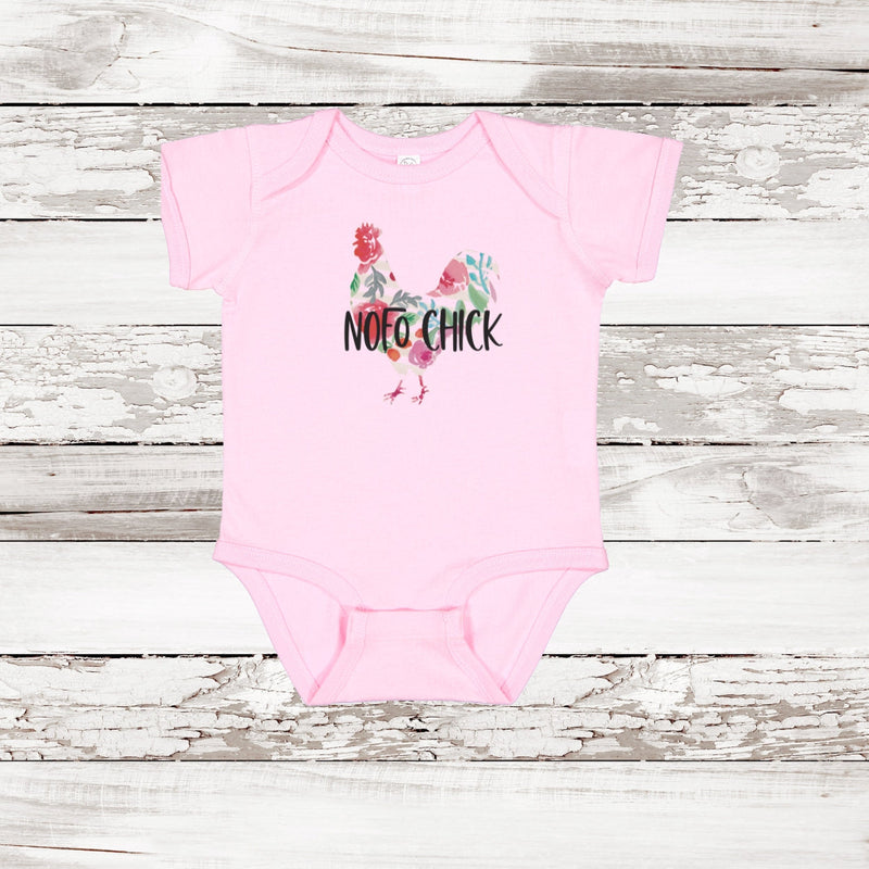 NOFO Chick Baby Onesie | PINK