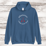 Whatever Floats Your Boat Hoodie | Adult Unisex Indigo Blue