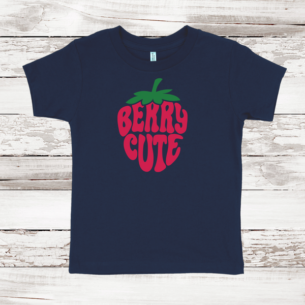 Berry Cute Strawberry Toddler Short Sleeve T-shirt
