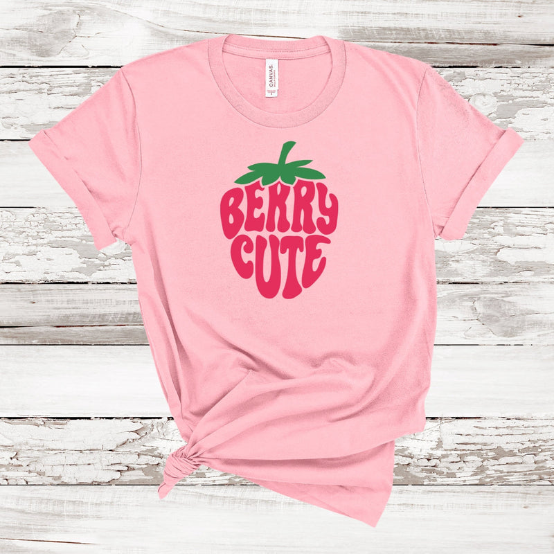 Berry Cute North Fork Strawberry T-shirt  | Adult Unisex