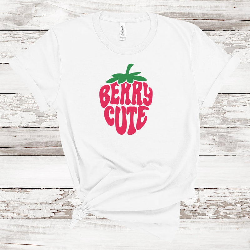 Berry Cute North Fork Strawberry T-shirt  | Adult Unisex