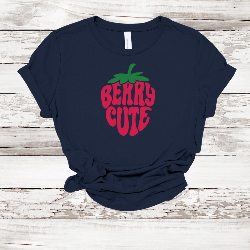 Berry Cute North Fork Strawberry T-shirt | Women's Relaxed Fit