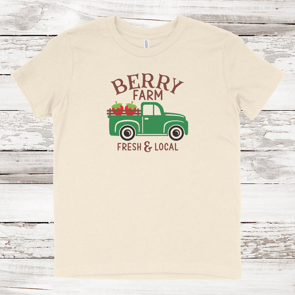 Premium Berry Farm Truck T-shirt | Kids