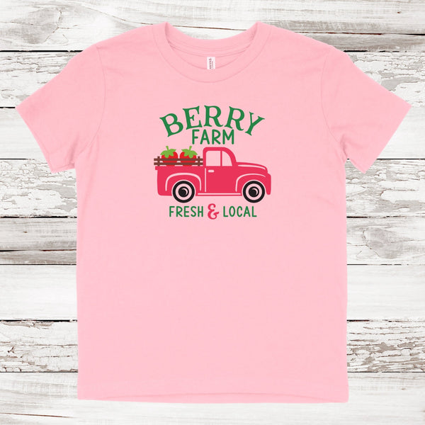 Premium Berry Farm Truck T-shirt | Kids