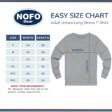 Classic North Fork Long Island Long Sleeve T-shirt | Adult Unisex | Athletic Heather