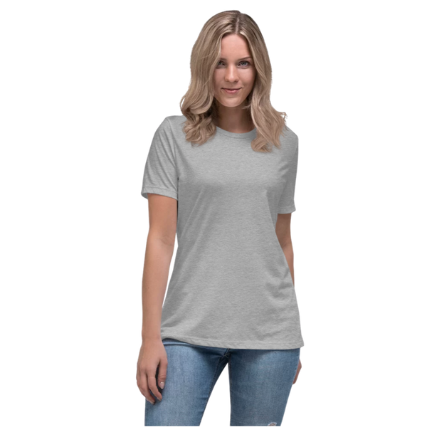 Floral NOFO Chick T-shirt | Women's Relaxed Fit | White
