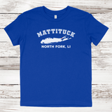 Mattituck North Fork Long Island T-shirt | Classic Colors | Kids True Royal