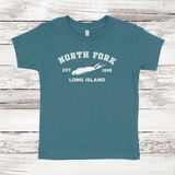 Classic North Fork Long Island Toddler Short Sleeve T-shirt