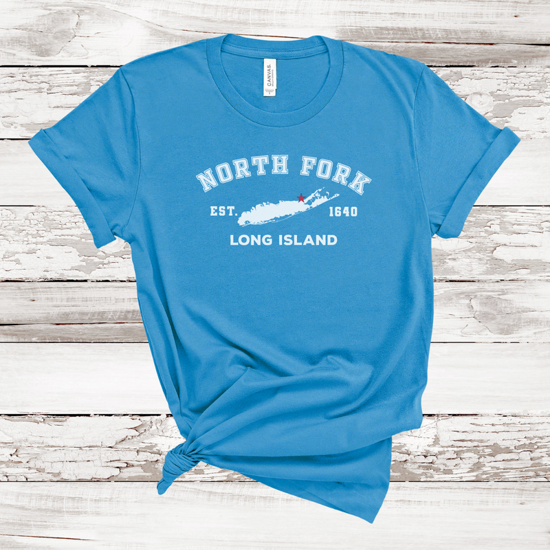 Classic North Fork Long Island T-shirt | Adult Unisex