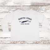 Classic North Fork Long Island Long Sleeve T-shirt | Toddler