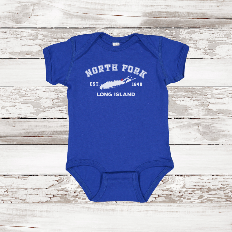 Classic North Fork Long Island Baby Onesie