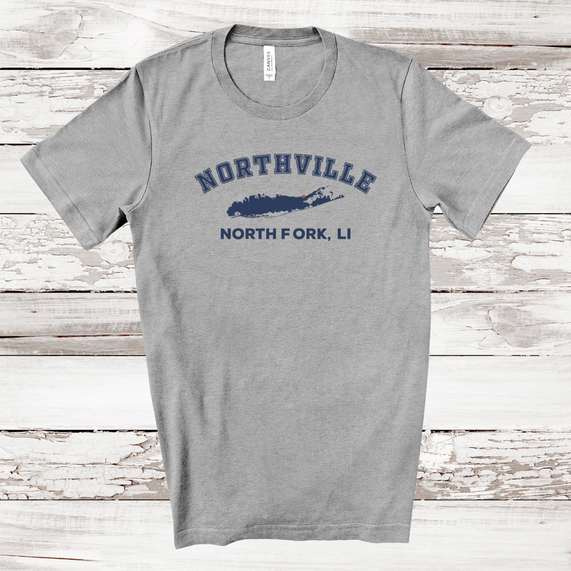 Northville North Fork T-shirt | Adult Unisex Athletic Heather