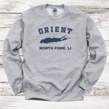 Orient North Fork Sweatshirt | Classic Colors | Adult Unisex Sport Grey