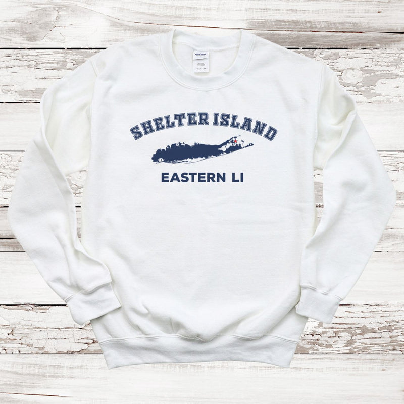 Shelter Island Eastern Long Island Sweatshirt | Adult Unisex