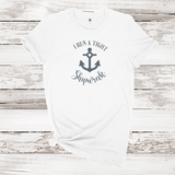 I Run A Tight Shipwreck T-shirt | Adult Unisex White