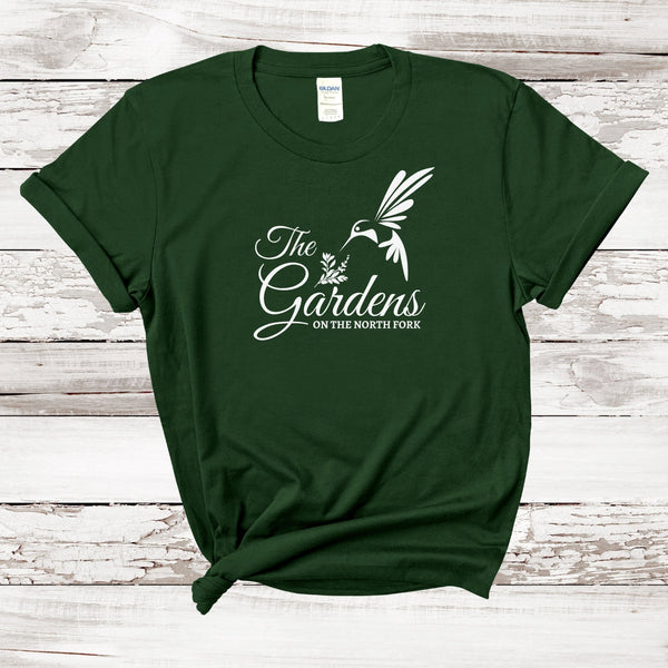 The Gardens Hummingbird Logo T-shirt | Adult Unisex
